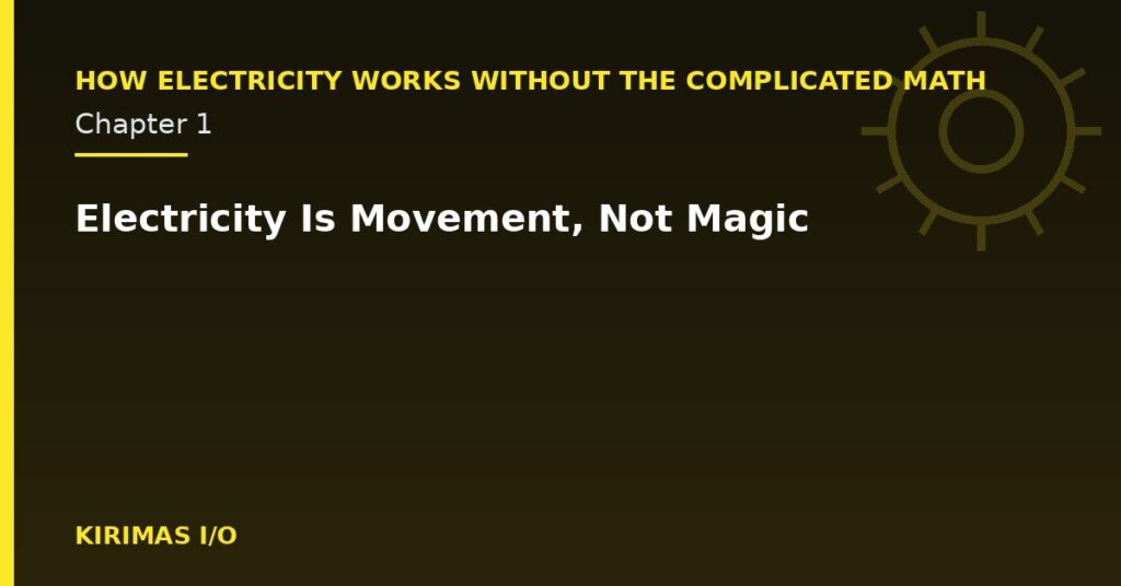 Electricity Is Movement, Not Magic