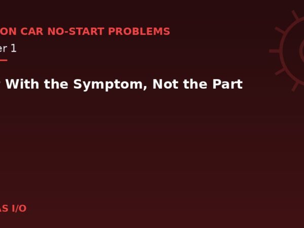 Start With the Symptom, Not the Part