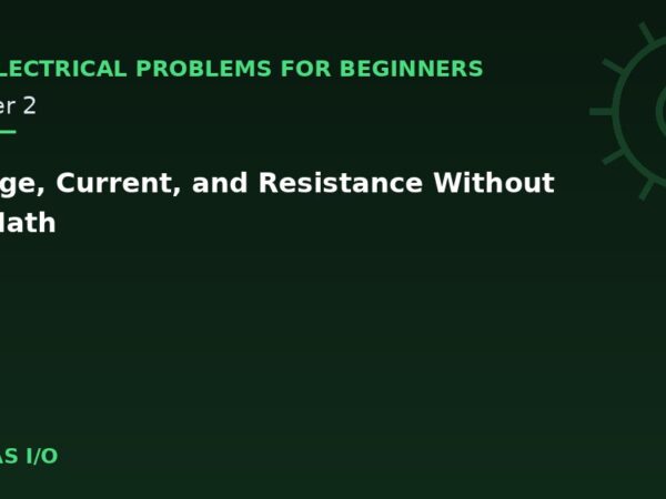 Voltage, Current, and Resistance Without the Math
