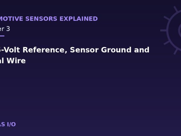 The 5-Volt Reference, Sensor Ground and Signal Wire