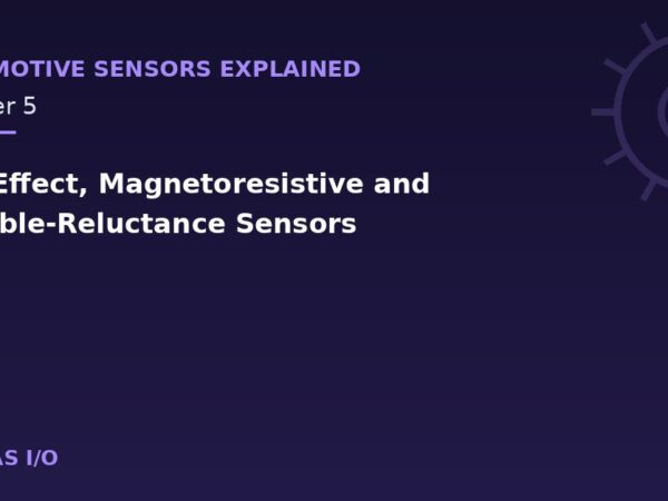 Hall-Effect, Magnetoresistive and Variable-Reluctance Sensors