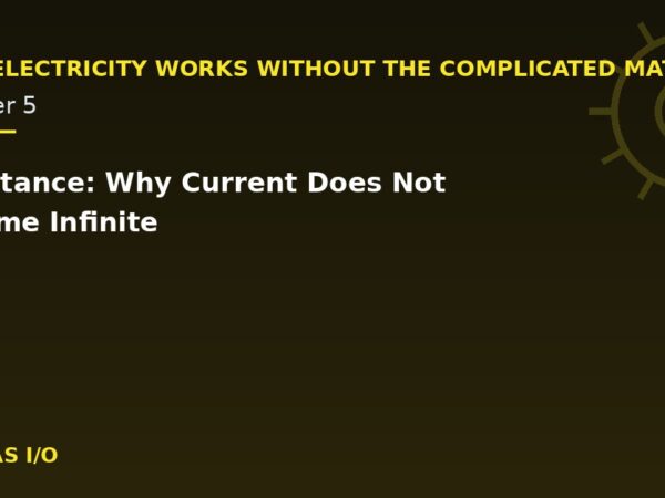 Resistance: Why Current Does Not Become Infinite