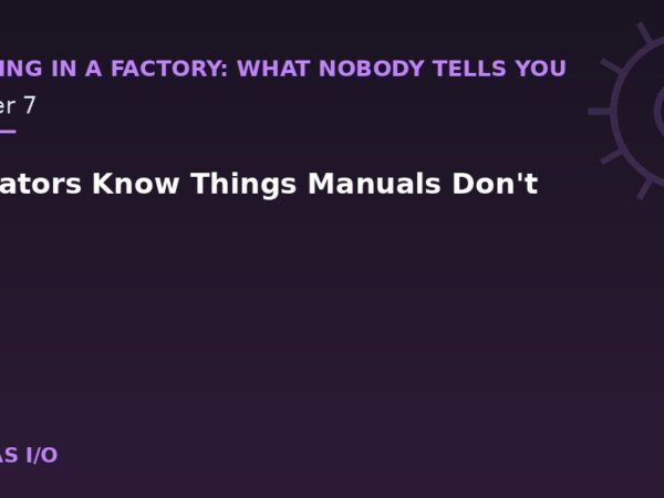 Operators Know Things Manuals Don't