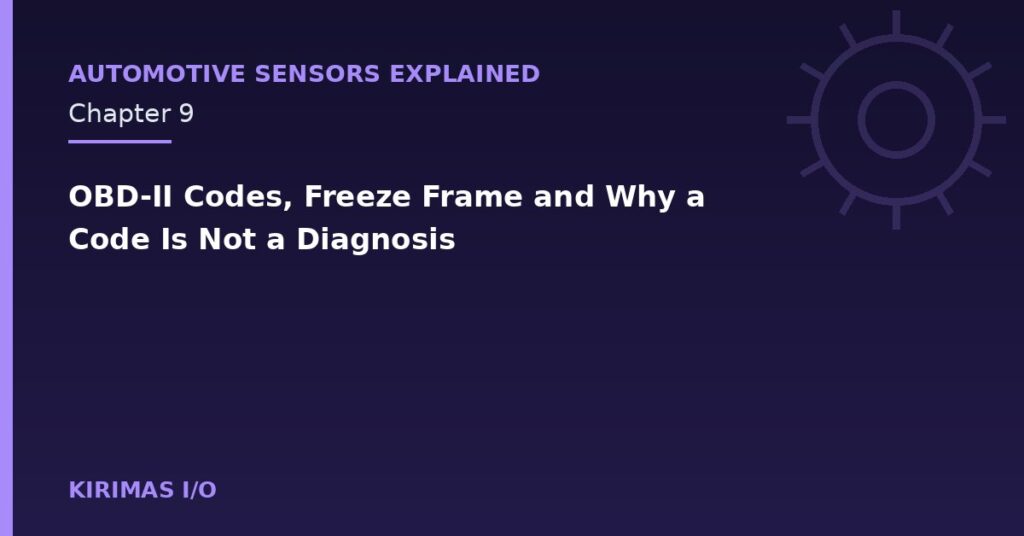 OBD-II Codes, Freeze Frame and Why a Code Is Not a Diagnosis
