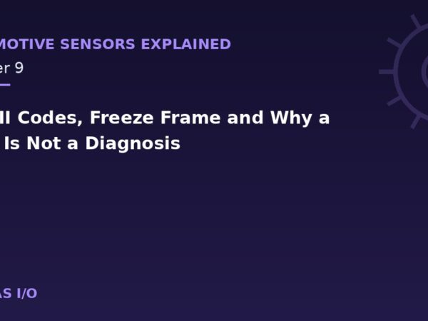 OBD-II Codes, Freeze Frame and Why a Code Is Not a Diagnosis