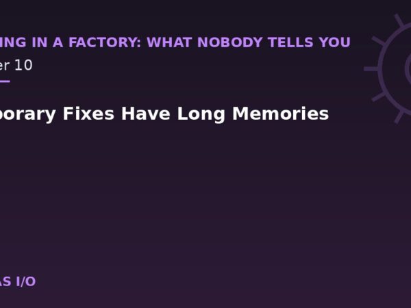 Temporary Fixes Have Long Memories