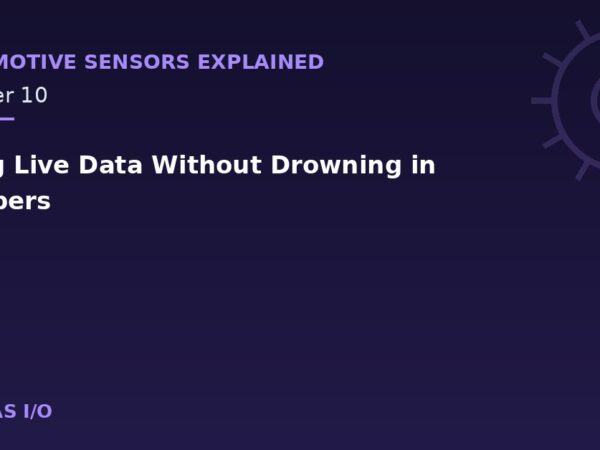 Using Live Data Without Drowning in Numbers