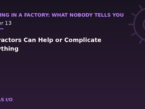 Contractors Can Help or Complicate Everything