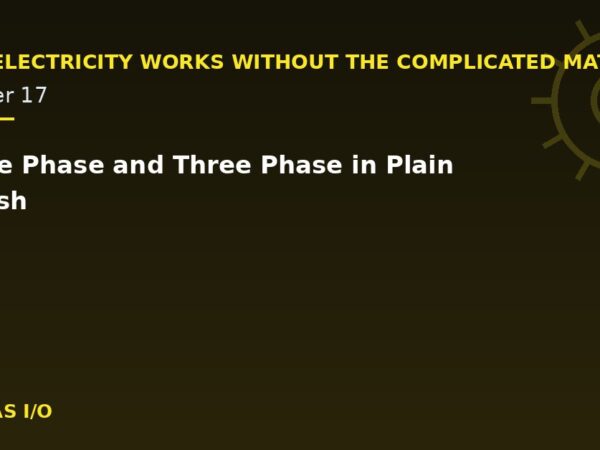 Single Phase and Three Phase in Plain English