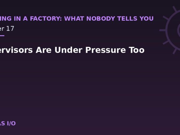 Supervisors Are Under Pressure Too
