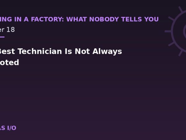 The Best Technician Is Not Always Promoted