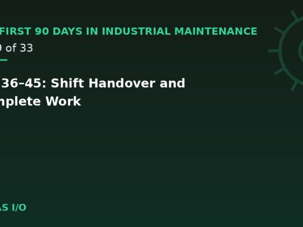 Days 36–45: Shift Handover and Incomplete Work
