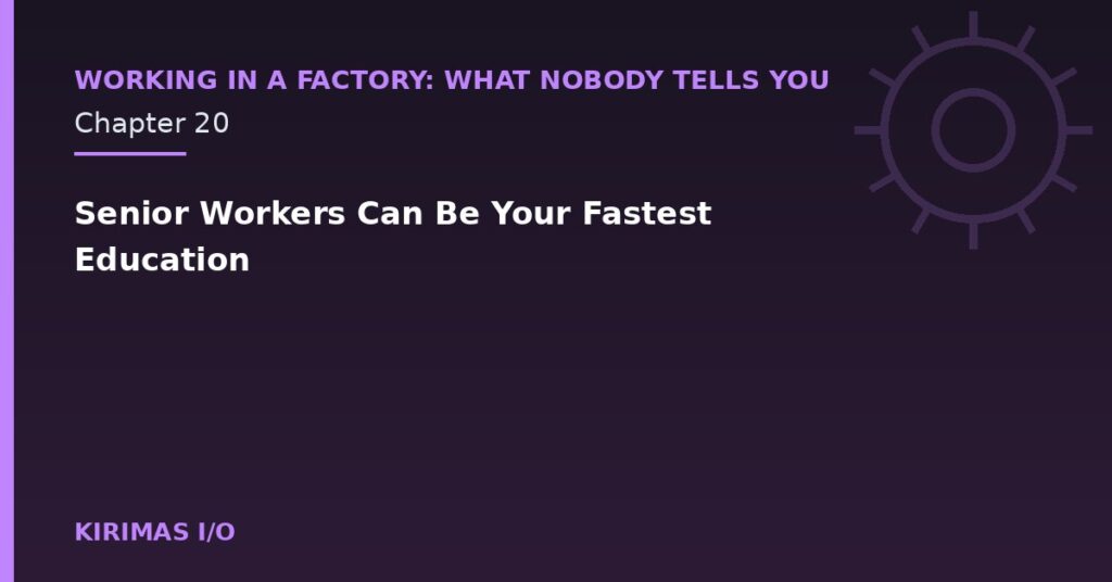 Senior Workers Can Be Your Fastest Education