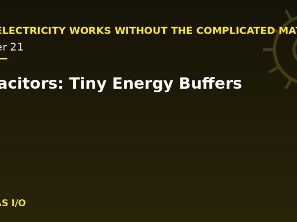 Capacitors: Tiny Energy Buffers