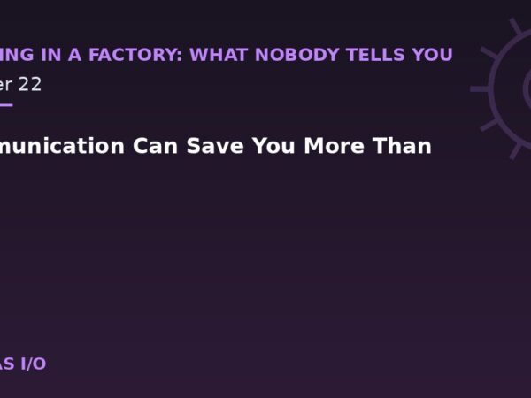 Communication Can Save You More Than Skill