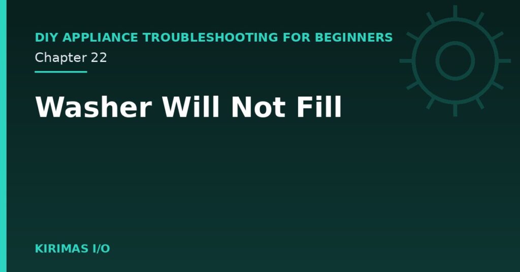 Washer Will Not Fill