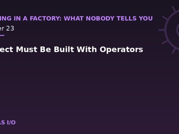 Respect Must Be Built With Operators
