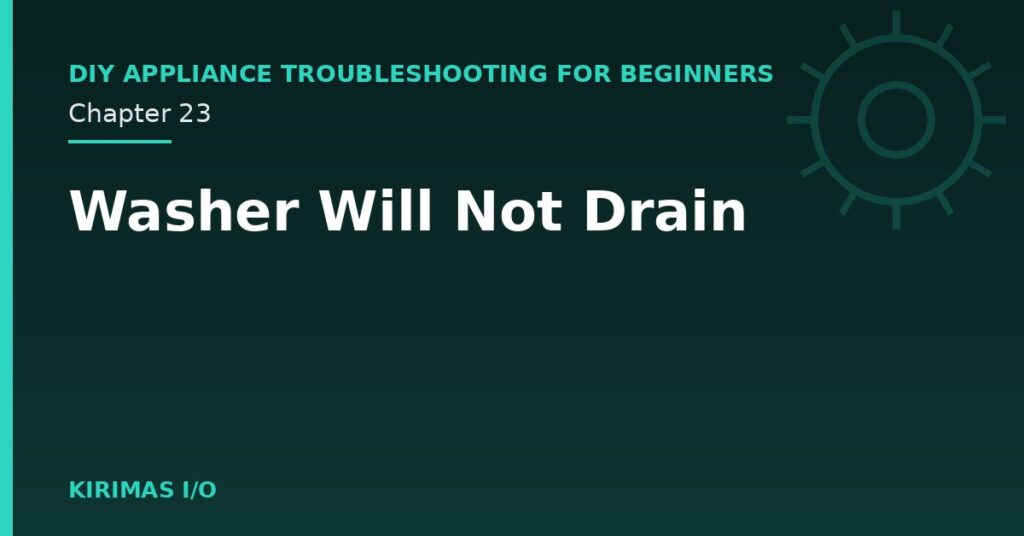 Washer Will Not Drain