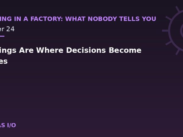 Meetings Are Where Decisions Become Stories