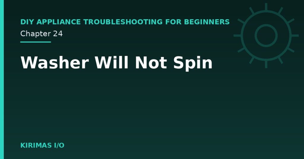 Washer Will Not Spin