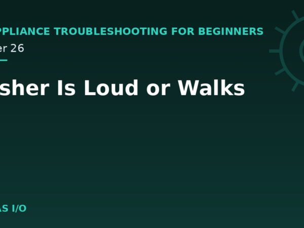 Washer Is Loud or Walks