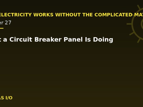 What a Circuit Breaker Panel Is Doing