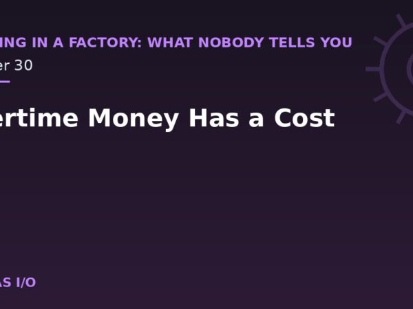 Overtime Money Has a Cost
