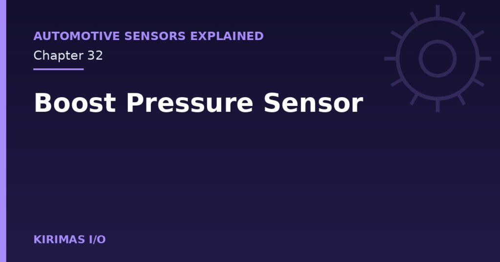 Boost Pressure Sensor