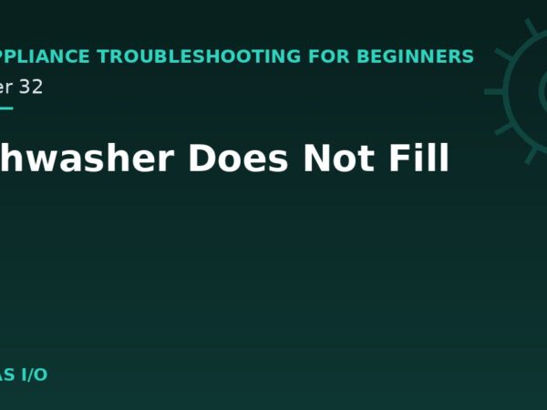 Dishwasher Does Not Fill