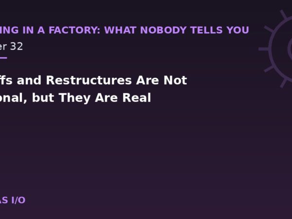 Layoffs and Restructures Are Not Personal, but They Are Real