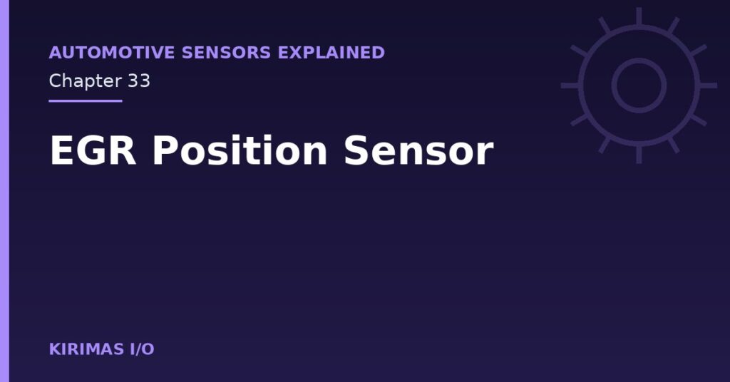 EGR Position Sensor