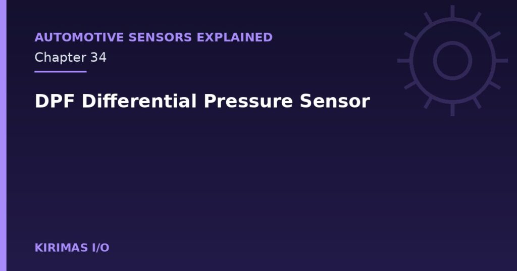 DPF Differential Pressure Sensor