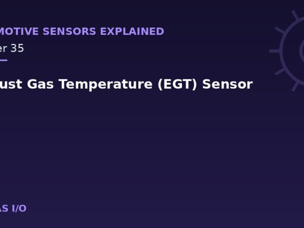 Exhaust Gas Temperature (EGT) Sensor