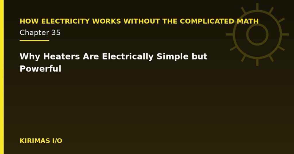 Why Heaters Are Electrically Simple but Powerful