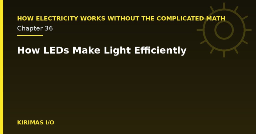 How LEDs Make Light Efficiently