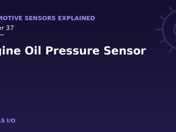 Engine Oil Pressure Sensor
