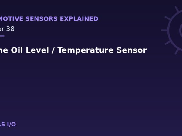 Engine Oil Level / Temperature Sensor