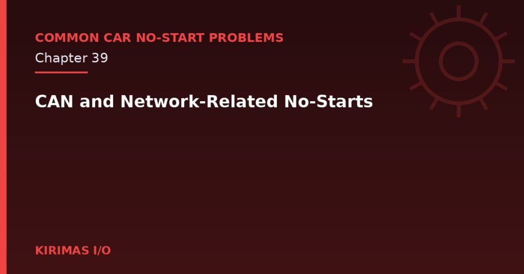 CAN and Network-Related No-Starts