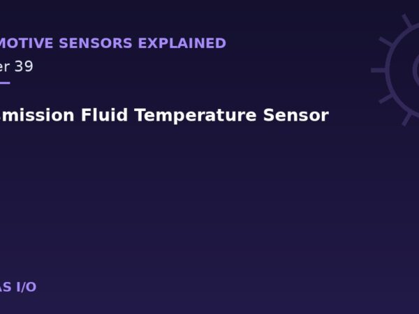 Transmission Fluid Temperature Sensor