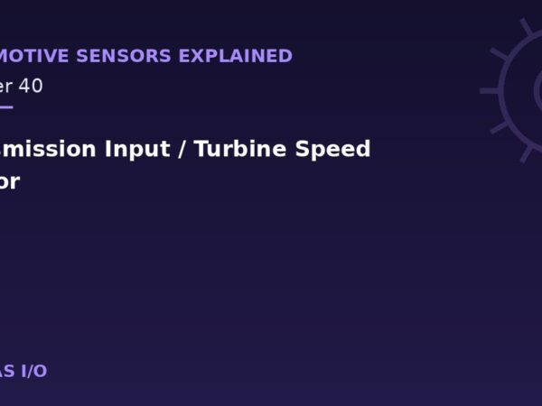 Transmission Input / Turbine Speed Sensor