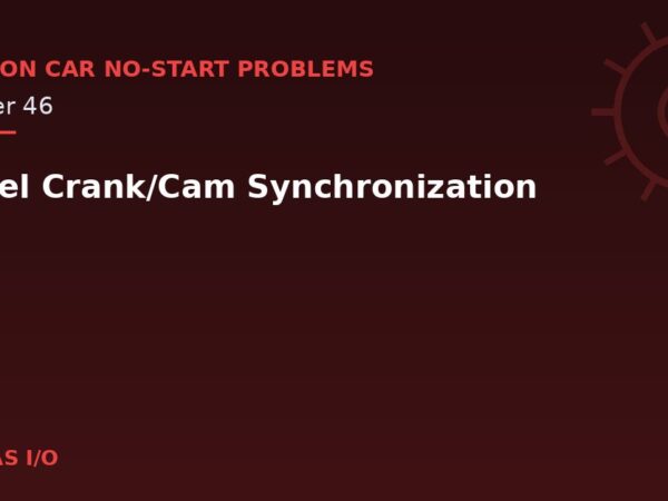 Diesel Crank/Cam Synchronization