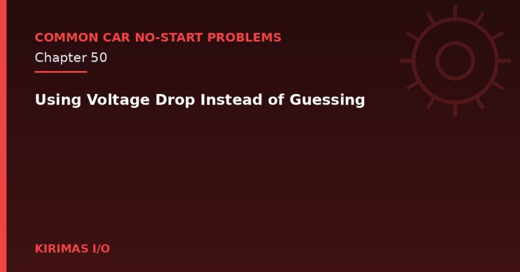 Using Voltage Drop Instead of Guessing