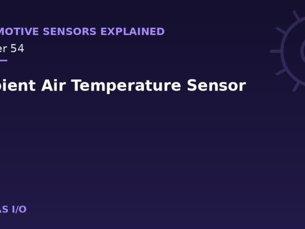Ambient Air Temperature Sensor