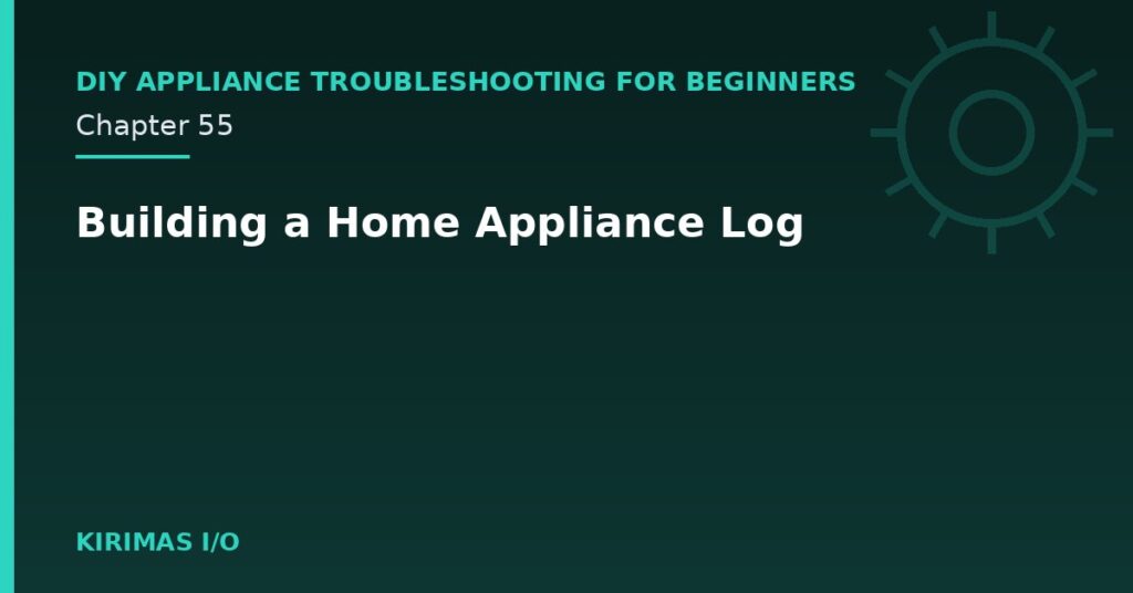 Building a Home Appliance Log