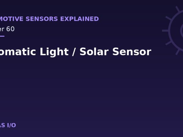Automatic Light / Solar Sensor