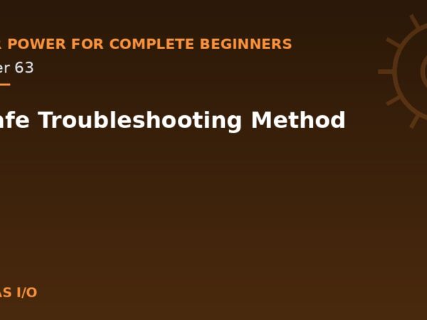 A Safe Troubleshooting Method