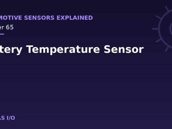 Battery Temperature Sensor