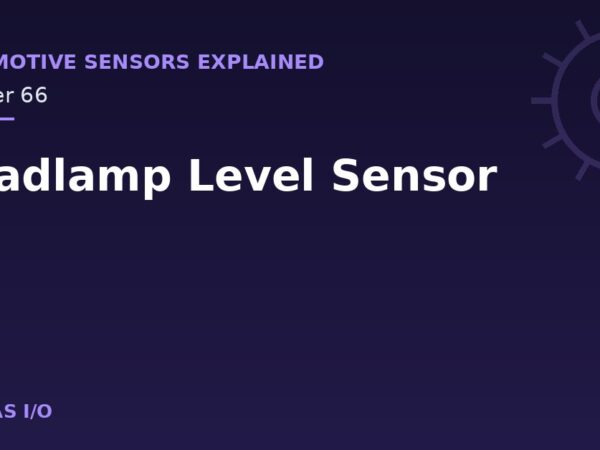 Headlamp Level Sensor