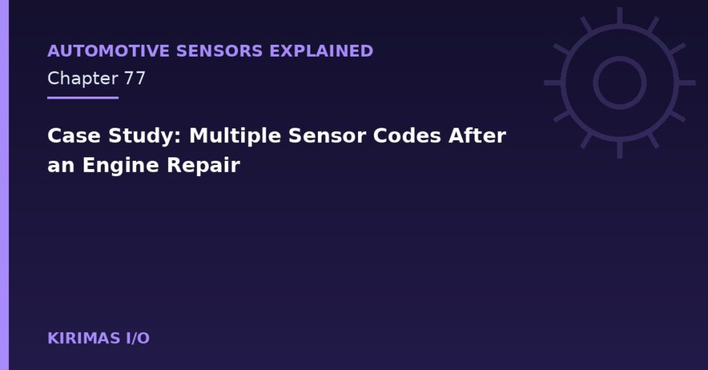 Case Study: Multiple Sensor Codes After an Engine Repair