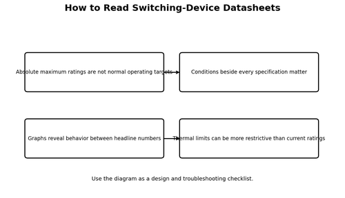 How to Read Switching-Device Datasheets